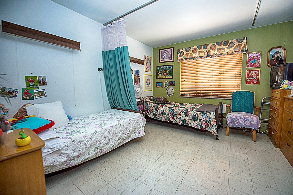semi-private room at Westwood Post Acute facility